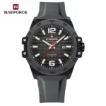 Naviforce 7122 Silicon Strap Watch Dark Gray