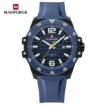 Naviforce 7122 Silicon Strap Watch Blue