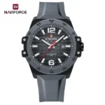 Naviforce 7122 Silicon Strap Watch Gray